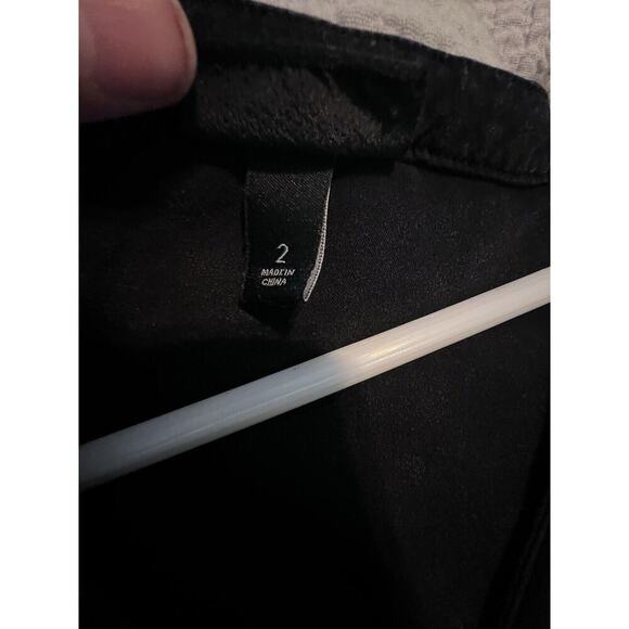 Torrid Long Sleeve Black Blouse Sz 2XL Buttons V Neck Boho Cottage Core - Picture 4 of 4